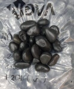 حجر زينة أسود (بحص) cm2-1 كيس 10 كجم