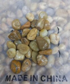 حجر زينة بيج لامع (بحص) cm2-1 كيس 10 كجم