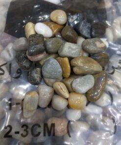 حجر زينة مخلط لامع (بحص) cm2-1 كيس 10 كجم