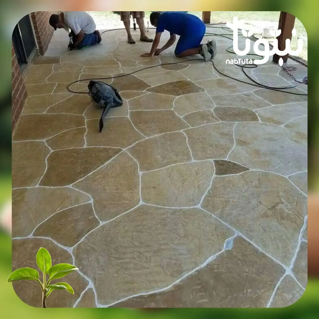 تركيب حجر عشوائي 5