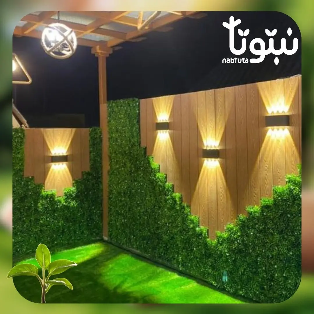 تركيب عشب جدارى وتكسيات 1