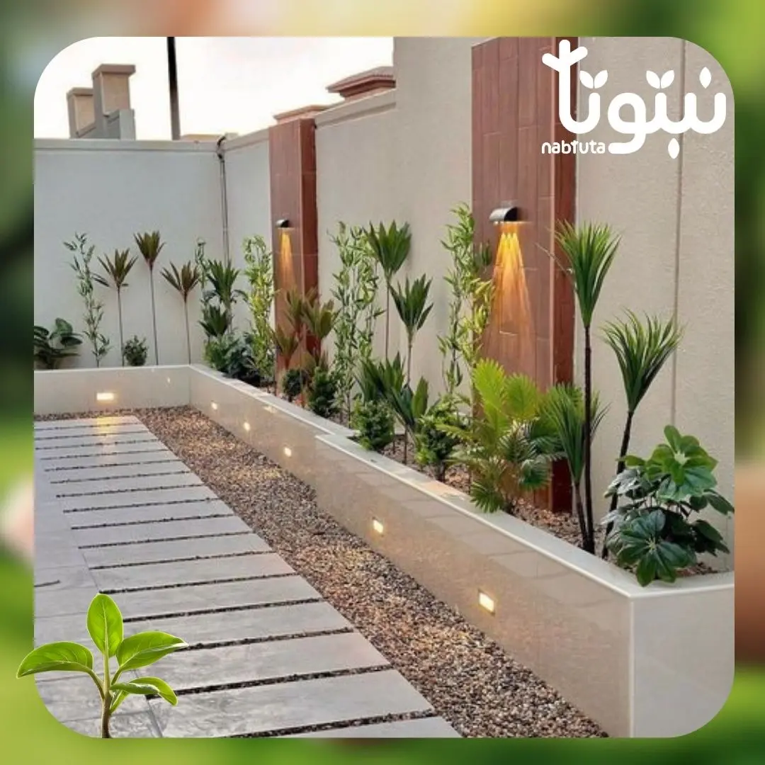 تركيب عشب جدارى وتكسيات 3