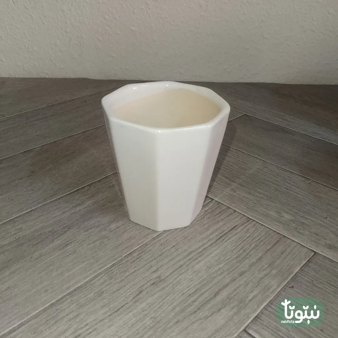 مراكن سيراميك ابيض مضلع 11