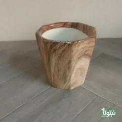 مراكن سيراميك بني مضلع 33