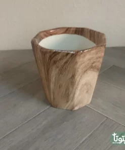 مراكن سيراميك بني مضلع 33