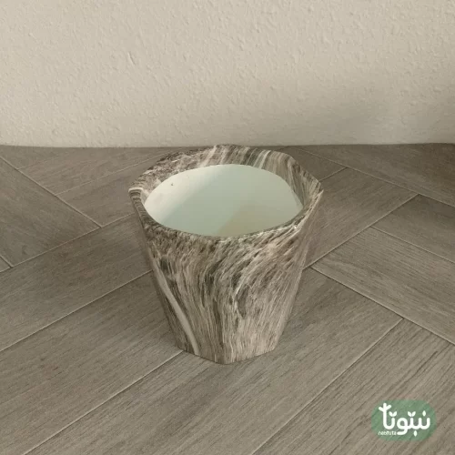 مراكن نباتات سيراميك بيج مضلع (3 مقاسات) ٣