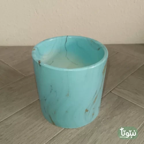 مراكن نباتات سيراميك تركواز (3 مقاسات) 33