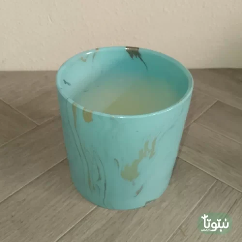 مراكن نباتات سيراميك تركواز (3 مقاسات) - صورة 2 - مراكن النباتات
