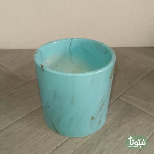 مراكن نباتات سيراميك تركواز (3 مقاسات) - صورة 3 - مراكن النباتات